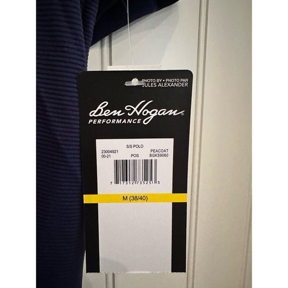 *NWT* Ben Hogan Men’s Performance Short Sleeve Crew‎ Polo Shirt, Medium (38/40) - Picture 4 of 5